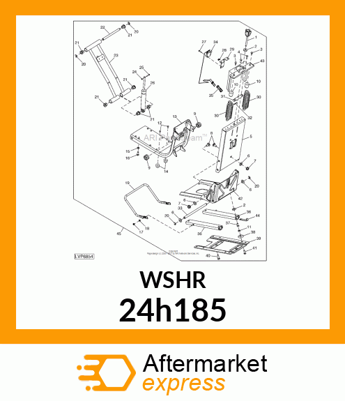 WASHER, METALLIC, ROUND HOLE 24h185