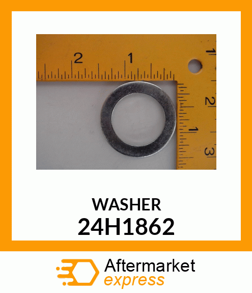 WASHER, METALLIC, ROUND HOLE 24H1862