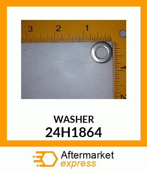 WASHER, METALLIC, ROUND HOLE 24H1864