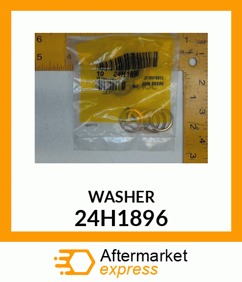 WASHER, METALLIC, ROUND HOLE 24H1896