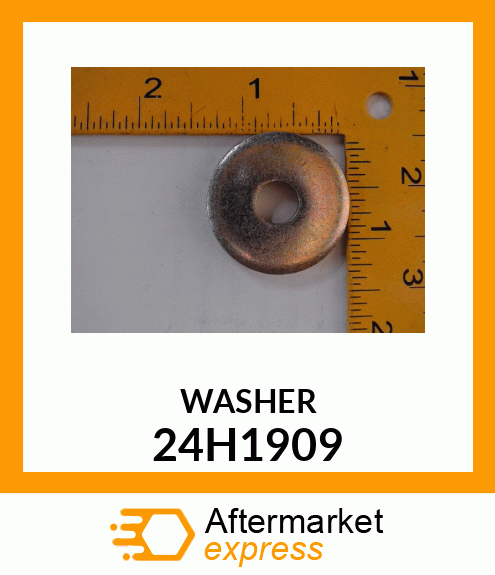 WASHER, METALLIC, ROUND HOLE 24H1909