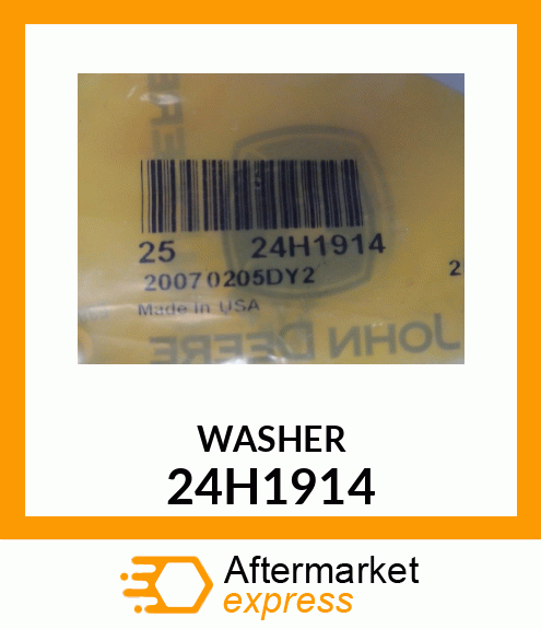 WASHER, METALLIC, ROUND HOLE 24H1914