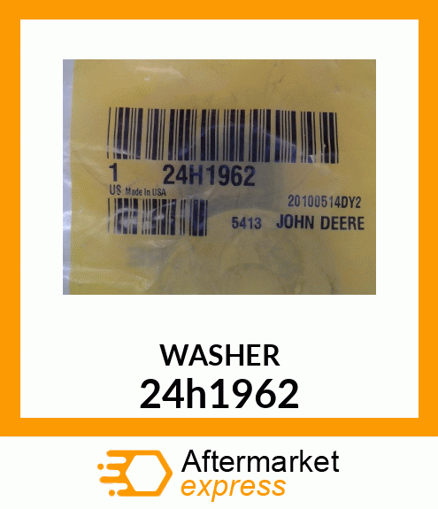 WASHER, METALLIC, ROUND HOLE 24h1962
