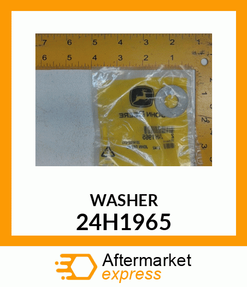 WASHER, METALLIC, ROUND HOLE 24H1965