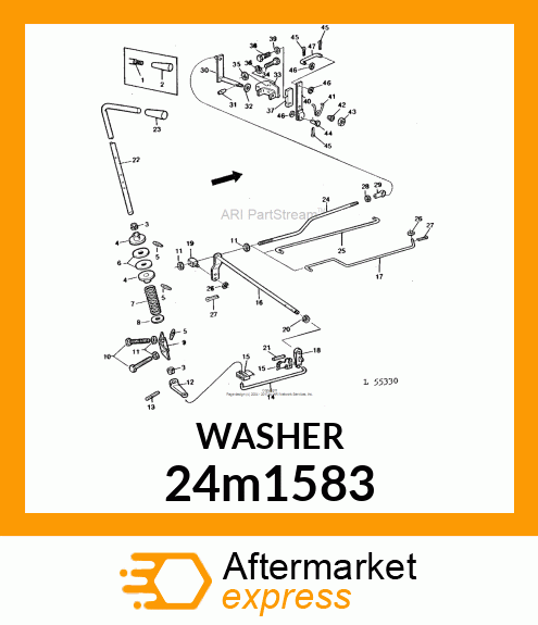 WASHER, METALLIC, ROUND HOLE 24m1583