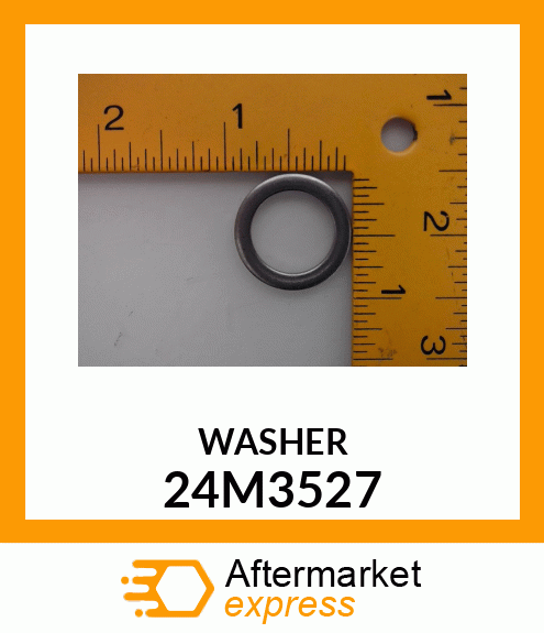 WASHER, METALLIC, ROUND HOLE 24M3527