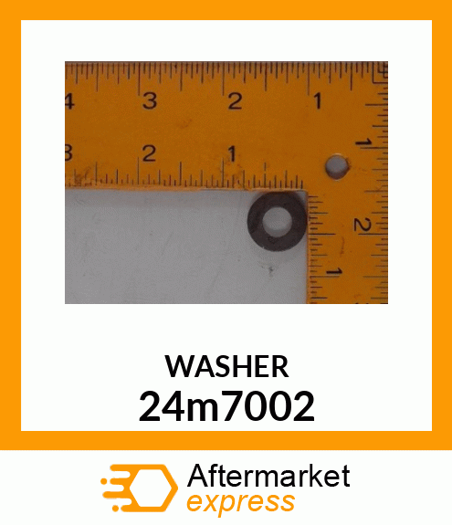 WASHER, METALLIC, ROUND HOLE 24m7002