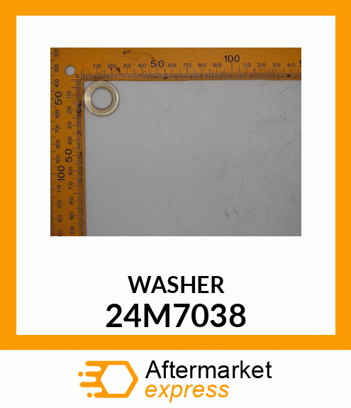 WASHER, METALLIC, ROUND HOLE 24M7038