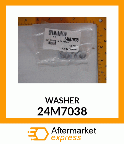 WASHER, METALLIC, ROUND HOLE 24M7038