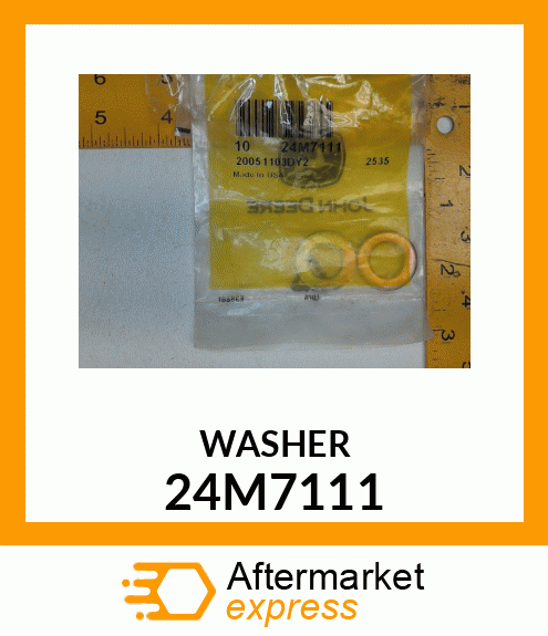 WASHER, METALLIC, ROUND HOLE 24M7111