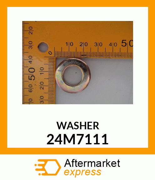 WASHER, METALLIC, ROUND HOLE 24M7111