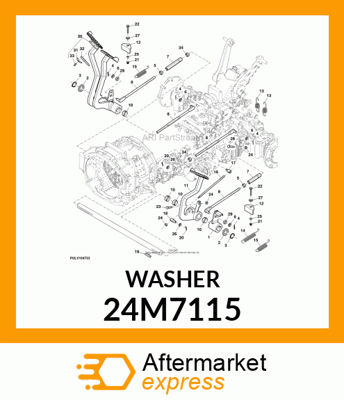WASHER, METALLIC, ROUND HOLE 24M7115