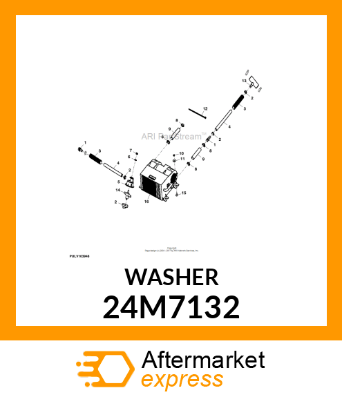WASHER, METALLIC, ROUND HOLE 24M7132