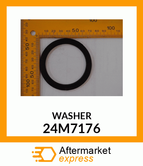 WASHER, METALLIC, ROUND HOLE 24M7176