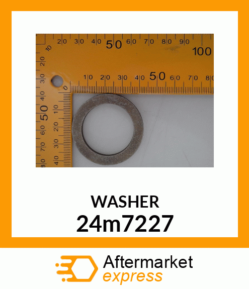 WASHER, METALLIC, ROUND HOLE 24m7227