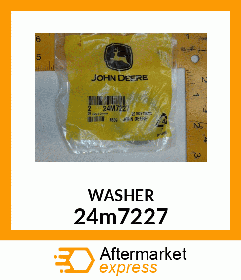 WASHER, METALLIC, ROUND HOLE 24m7227