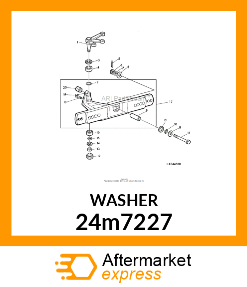 WASHER, METALLIC, ROUND HOLE 24m7227