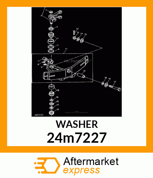 WASHER, METALLIC, ROUND HOLE 24m7227