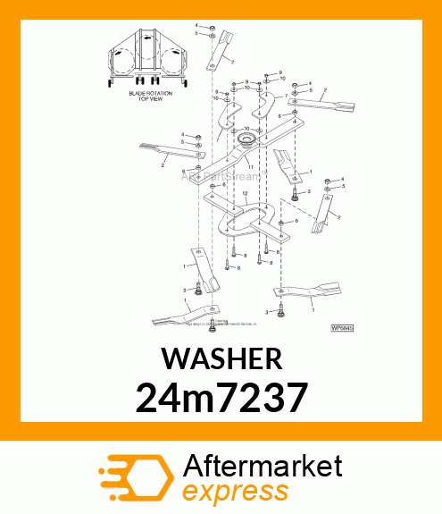 WASHER, METALLIC, ROUND HOLE 24m7237