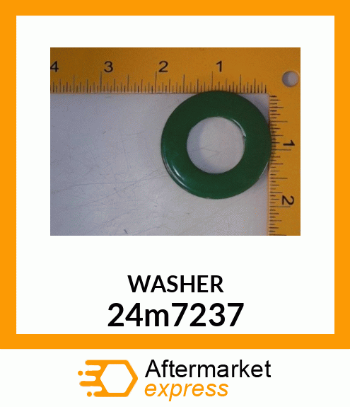 WASHER, METALLIC, ROUND HOLE 24m7237