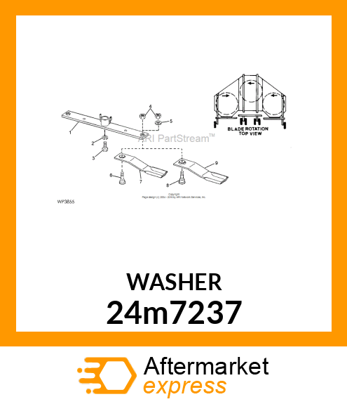 WASHER, METALLIC, ROUND HOLE 24m7237