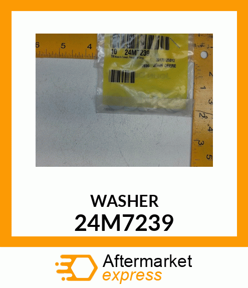 WASHER, METALLIC, ROUND HOLE 24M7239