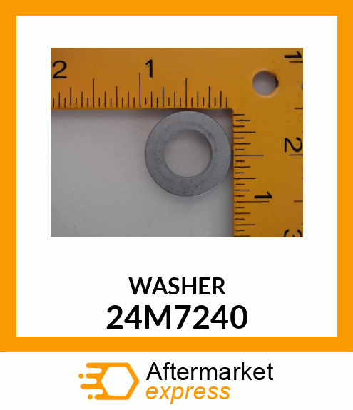 WASHER, METALLIC, ROUND HOLE 24M7240