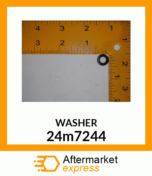 WASHER, METALLIC, ROUND HOLE 24m7244