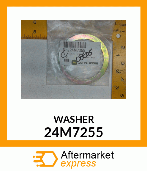 WASHER, METALLIC, ROUND HOLE 24M7255