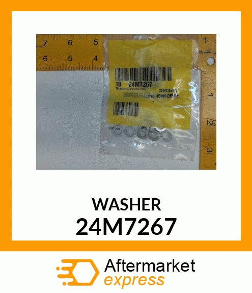 WASHER, METALLIC, ROUND HOLE 24M7267