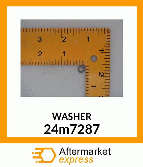 WASHER, METALLIC, ROUND HOLE 24m7287