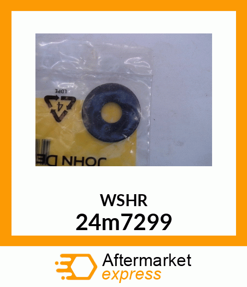 WASHER, METALLIC, ROUND HOLE 24m7299