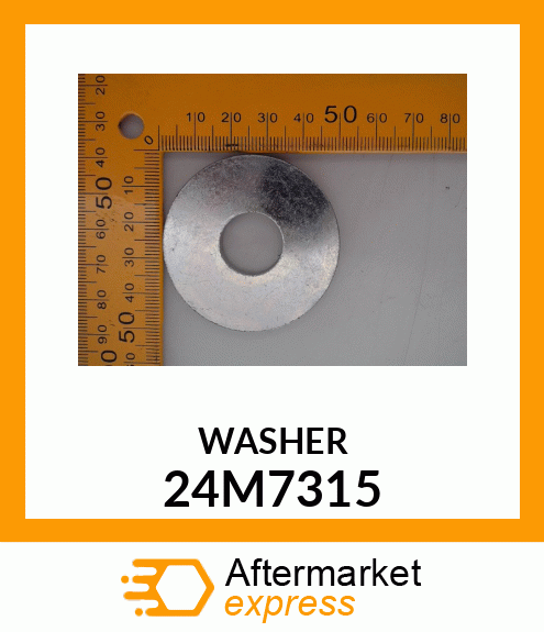 WASHER, METALLIC, ROUND HOLE 24M7315