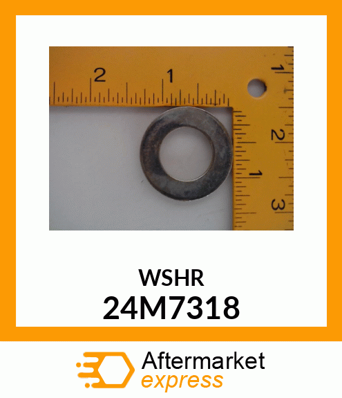 WASHER, METALLIC, ROUND HOLE 24M7318