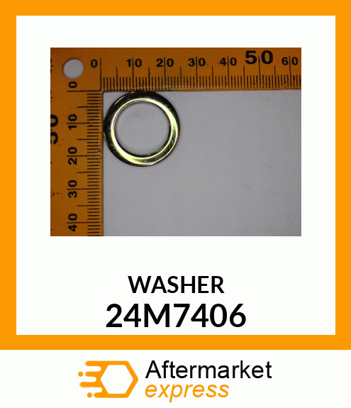 WASHER, METALLIC, ROUND HOLE 24M7406