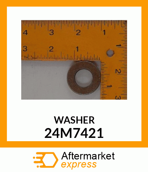 WASHER, METALLIC, ROUND HOLE 24M7421