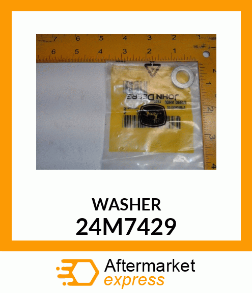 WASHER, METALLIC, ROUND HOLE 24M7429