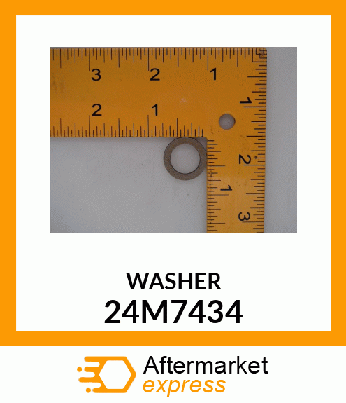 WASHER, METALLIC, ROUND HOLE 24M7434