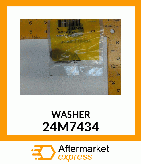 WASHER, METALLIC, ROUND HOLE 24M7434