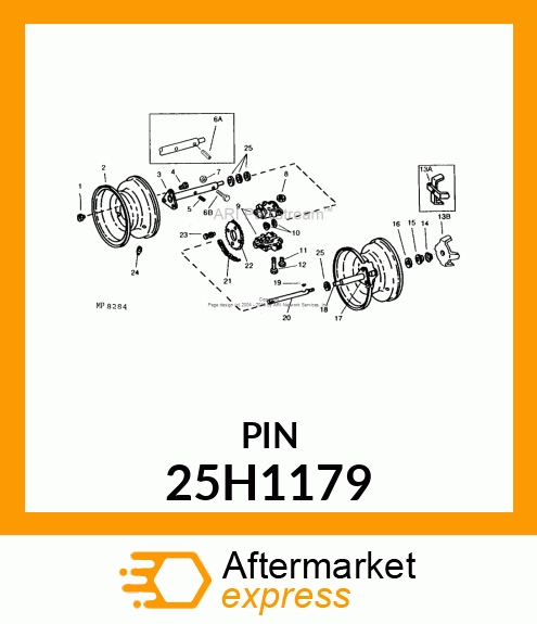 PIN, GROOVED 25H1179