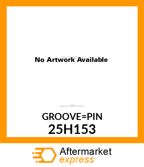 Groove Pin 25H153