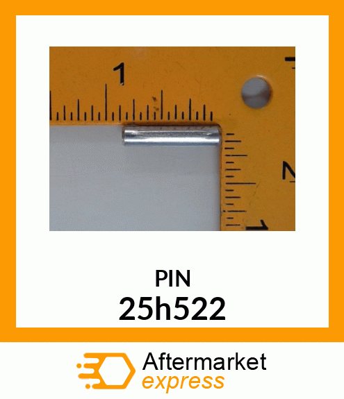 PIN, GROOVED 25h522