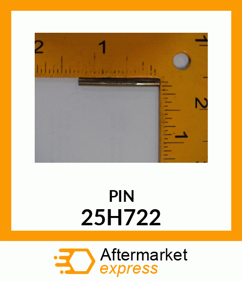 PIN, GROOVED 25H722