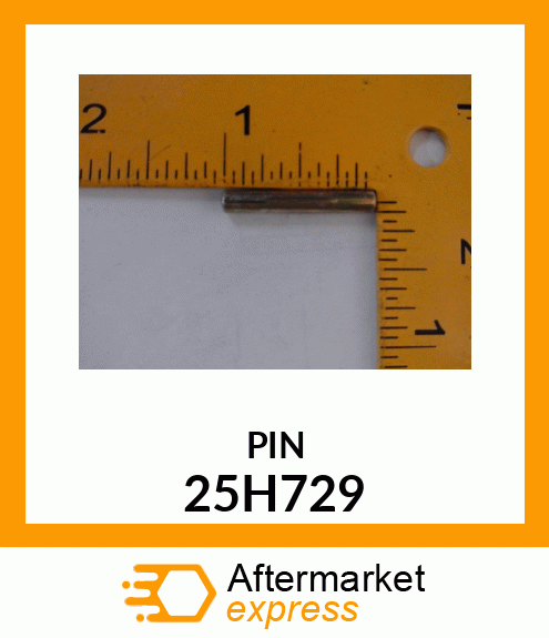 PIN, GROOVED 25H729
