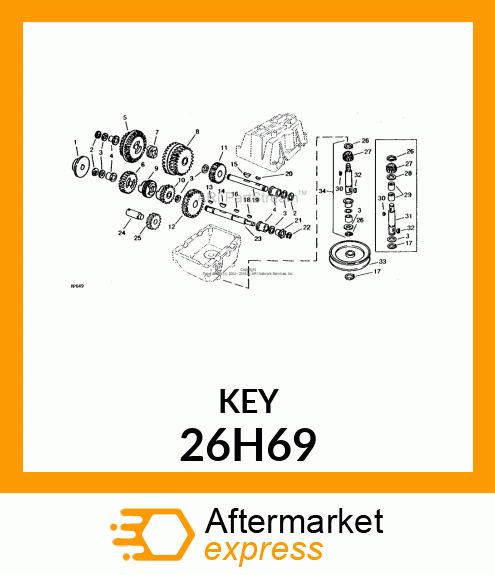 Shaft Key 26H69