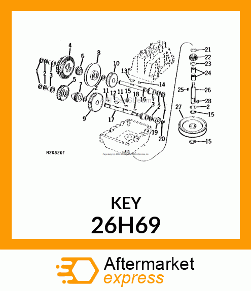 Shaft Key 26H69