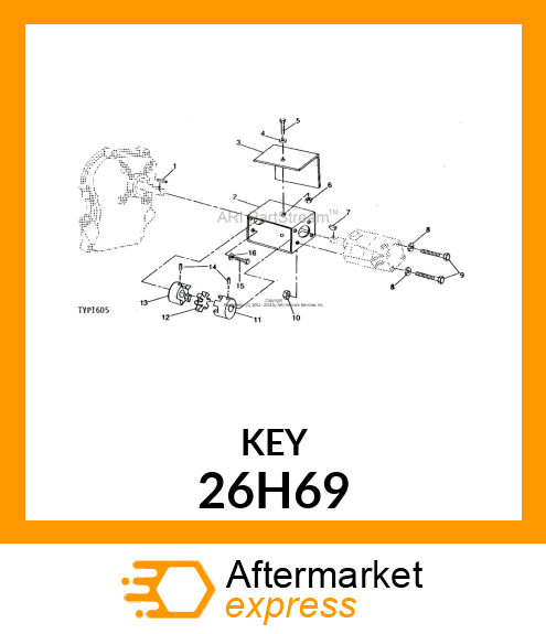 Shaft Key 26H69