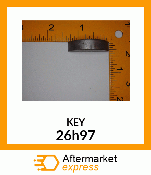 KEY, WOODRUFF 26h97