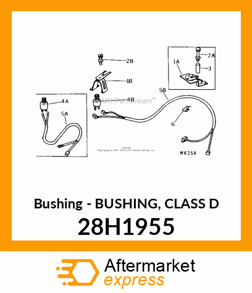 Bushing - BUSHING, CLASS D 28H1955