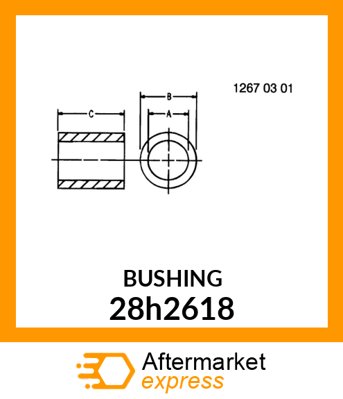 BUSHING, CLASS D 28h2618